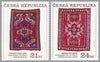 #3448-3449 Czech Republic - 19th Century Transcaucasian Carpets (MNH)