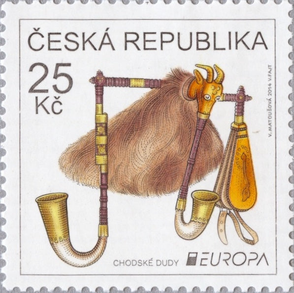 #3604 Czech Republic - 2014 Europa: Musical Instruments (MNH)