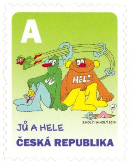 #3607 Czech Republic - Animated Characters Ju and Hele (MNH)