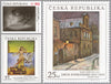 #3616-3618 Czech Republic - 2014, Works of Art on Postage Stamps, Set of 3 (MNH)