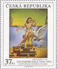 #3616-3618 Czech Republic - 2014, Works of Art on Postage Stamps, Set of 3 (MNH)