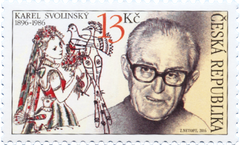 #3660 Czech Republic - Karel Svolinsky, Stamp Designer (MNH)