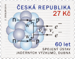 #3666 Czech Republic - Joint Institute for Nuclear Research, 60th Anniv. (MNH)