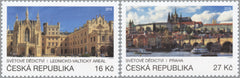 #3683-3684 Czech Republic - UNESCO World Heritage Sites in Czech Republic (MNH)