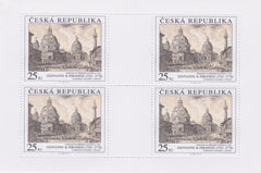 #3591-3593 Czech Republic - Art Type of 1967, Sheets of 4 (MNH)