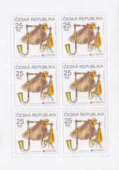 #3604 Czech Republic - 2014 Europa: Musical Instruments, Sheet of 6 (MNH)