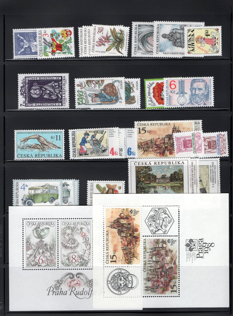 1997 Czech Republic Year Set + Definitives (MNH)
