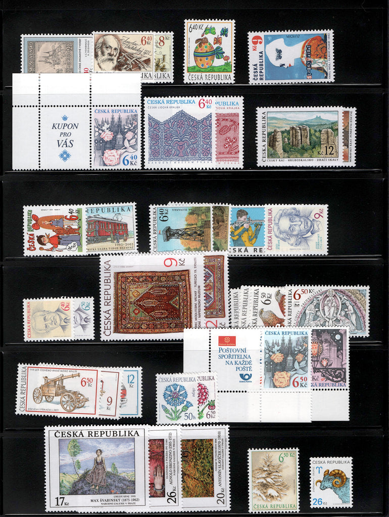 2003 Czech Republic Year Set + Definitives (MNH)