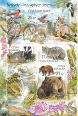 #3613 Czech Republic - Flora and Fauna of the Beskids Mountains M/S (MNH)