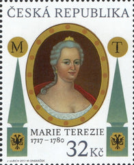 #3704 Czech Republic - Maria Theresa, Single (MNH)