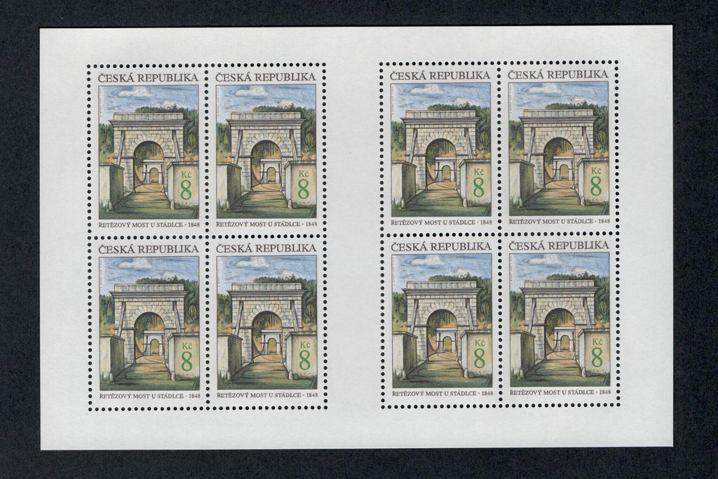 #3092-3093 Czech Republic - Bridges, 2 M/S (MNH)