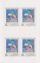 #3105-3107 Czech Republic - Painting Type of 1967, Sheets of 4 (MLH)