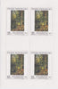#3105-3107 Czech Republic - Painting Type of 1967, Sheets of 4 (MLH)