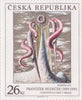 #3105-3107 Czech Republic - Painting Type of 1967, Set of 3 (MNH)
