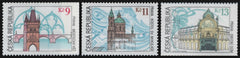 #3123-3125 Czech Republic - Prague Landmarks, Set of 3 (MNH)