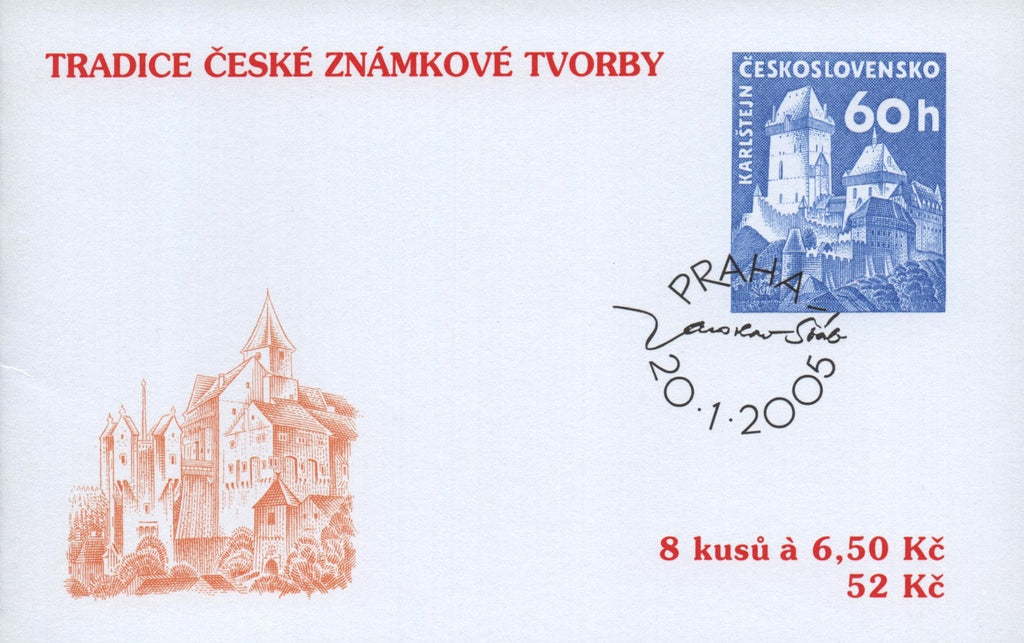 #3259a Czech Republic - 2005 Tradition of Czech Stamp Production, Booklet (MNH)