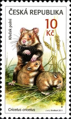 #3505 Czech Republic - 2011 Fauna: European Hamster (MNH)