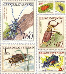 #1144-1149 Czechoslovakia - Beetles (MNH)