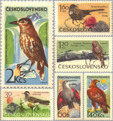 #1339-1344 Czechoslovakia - Mountain Birds (MNH)