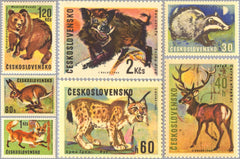 #1428-1434 Czechoslovakia - Game Animals (MNH)