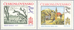#2174-2175 Czechoslovakia - Bratislava Type of 1977 (MNH)