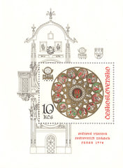 #2190 Czechoslovakia - PRAGA '78 Intl. Philatelic Exhibition, Perf. S/S (MNH)
