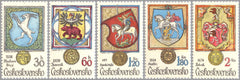 #2240-2244 Czechoslovakia - Animals of Heraldry (MNH)