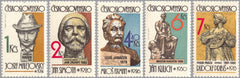 #2432-2436 Czechoslovakia - Sculptures (MNH)