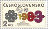 #2450-2453 Czechoslovakia - World Communications Year (MNH)