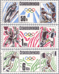 #2687-2689 Czechoslovakia - Olympics, Set of 3 (MNH)