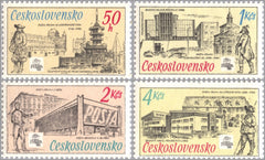 #2696-2699 Czechoslovakia - Postal Museum, 70th Anniv. (MNH)