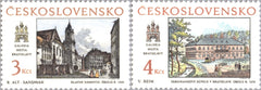 #2719-2720 Czechoslovakia - Bratislava Views Type of 1987 (MNH)