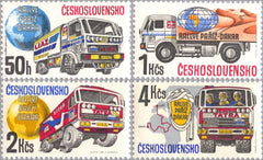 #2725-2728 Czechoslovakia - Trucks (MNH)