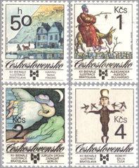 #2754-2757 Czechoslovakia - Award-Winning Illustrations (MNH)