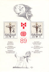 #2757a Czechoslovakia - Award-Winning Illustrations S/S (MNH)