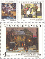 #2766-2768 Czechoslovakia - Art Type of 1974 (MNH)