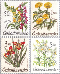 #2779-2782 Czechoslovakia - Flowers (MNH)