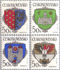 #2783-2786 Czechoslovakia - City Arms Type of 1982 (MNH)