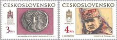 #2800-2801 Czechoslovakia - Bratislava Art Type of 1987 (MNH)