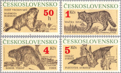 #2804-2807 Czechoslovakia - Protected Animals (MNH)
