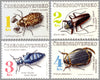 #2863-2866 Czechoslovakia - Beetles, Set of 4 (MNH)