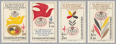 #C53-C56 Czechoslovakia - PRAGA 1962 World Exhibition (MNH)