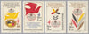 #C53-C56 Czechoslovakia - PRAGA 1962 World Exhibition (MNH)