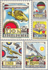 #C89-C93 Czechoslovakia - History of Aviation (MNH)