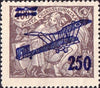 #C7-C9 Czechoslovakia - Stamps of 1920 Surcharged in Black or Violet (MLH)
