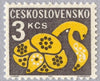 #J95-J106 Czechoslovakia - Stylized Flowers (MNH)