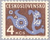 #J95-J106 Czechoslovakia - Stylized Flowers (MNH)