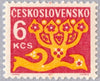 #J95-J106 Czechoslovakia - Stylized Flowers (MNH)
