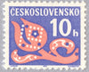 #J95-J106 Czechoslovakia - Stylized Flowers (MNH)