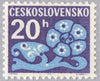 #J95-J106 Czechoslovakia - Stylized Flowers (MNH)